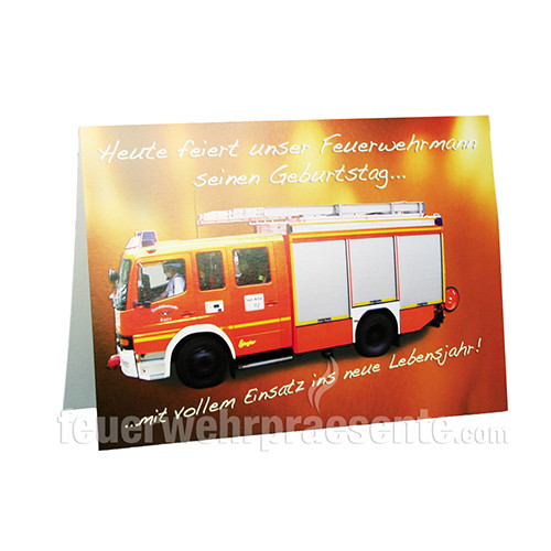Feuerwehr Glückwunschkarten