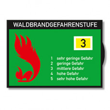 Hinweisschild - Waldbrandgefahrenstufen - 300038