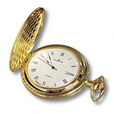 goldene Taschenuhr mit individueller Gravur - 800141