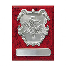 Holztafel - mit Zinnreliefwappen - und individueller Gravur - 821001
