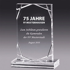 Acrylpokal Diamond Square - Serie - mit 3 Größen