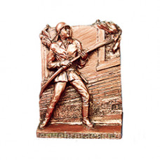 Feuerwehr - Standbild Feuerwehrmann - bronze - 824900