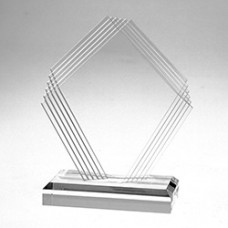 Acrylpokal Diamond Shape - Serie - 3 Größen