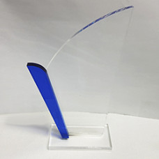 Acrylpokal Blue Wing - Serie - in 3 Größen