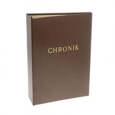 Chronik - schmal - in braun - Hardcover - 832203