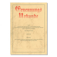 SALE - Ernennungsurkunde - 8501201