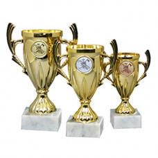 Pokalserie gold - in verschiedenen Größen - gold silber bronze