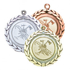 Feuerwehr - Medaille - 870010 - komplette Serie