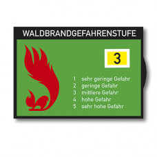 Waldbrandgefahrenstufen - Hinweisschild - 300038