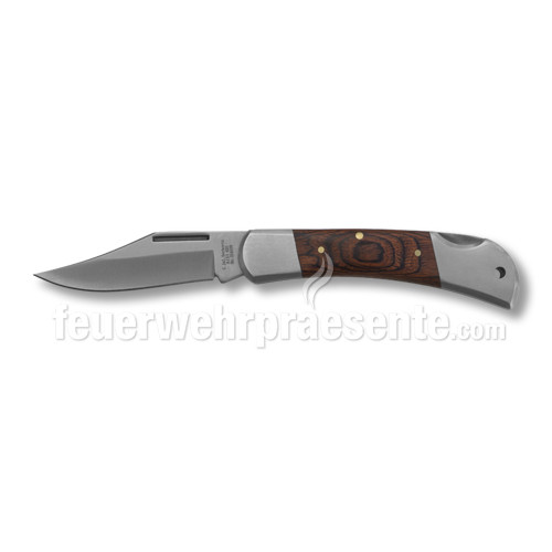 Herbertz Taschenmesser - Edelstahl mit Pakkaholz-Schalen - 801151