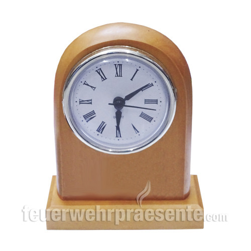 Standuhr - aus hellem Holz