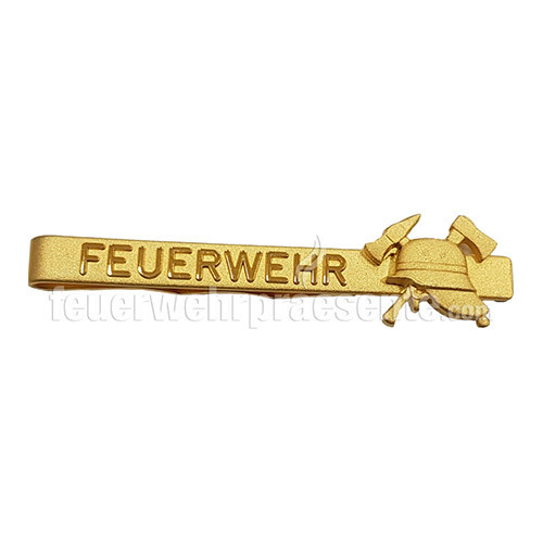Krawattenklammer - Niedersachsen - Feuerwehr - gold