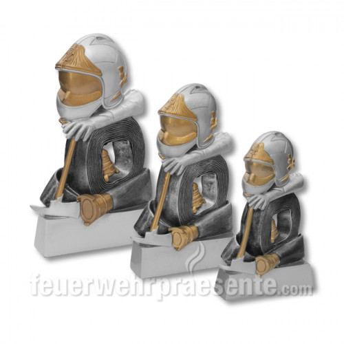 Resin Statue - Helm Axt Schlauch - drei Größen