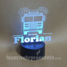 LED-Nachtlicht - Feuerwehr - blaues Licht - 800140