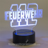 LED Deko-Licht - 112 Feuerwehr - mit Farbwechsel - 800142