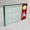 Glastrophäe Feuer und Flamme - Applikation rechts - 17x12cm - mit individueller Gravur - 801119