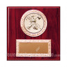 Holztafel - Feuerwehr - quadratisch - bronze - 819268